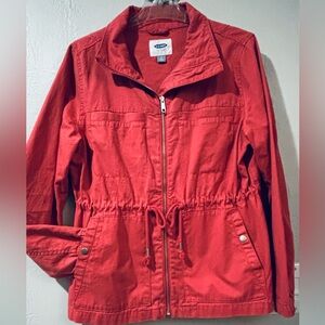 Old Navy CORAL UTILITY Jacket  (LG)